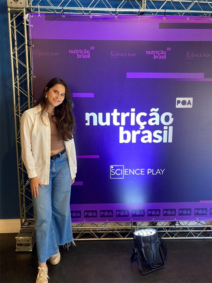 Letícia no evento Nutrição Brasil